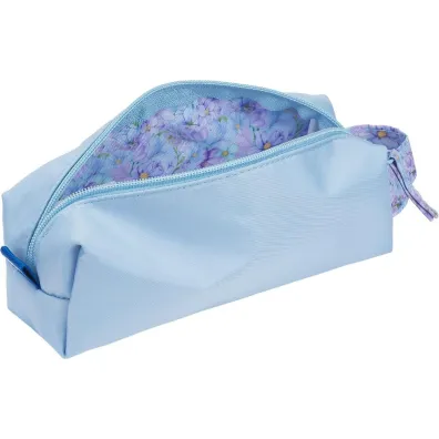 Oxford Pi�rnik saszetka Flowers niebieska jasno niebieska