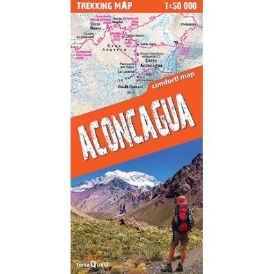Mapa trekkingowa Aconcagua 1:50 000