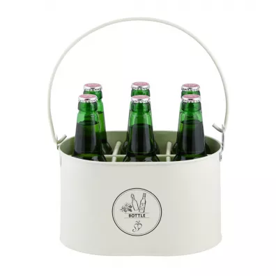 Esschert Design Stalowy pojemnik na butelki vintage
