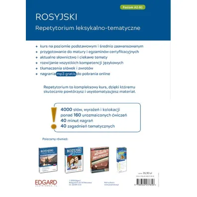 Rosyjski. Repetytorium leksykalno-tematyczne. Poziom A2-B1