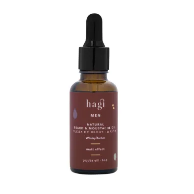Hagi Cosmetics Whisky Barber, Naturalny olejek do brody i w�s�w 30 ml