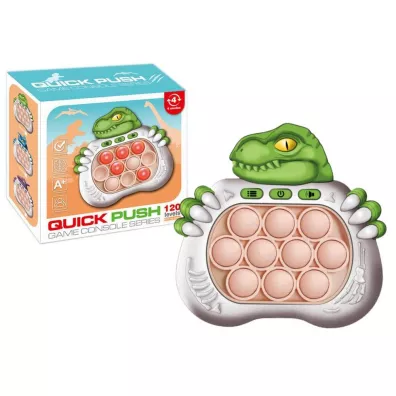 Gra sensoryczna dinozaur zielona LeanToys