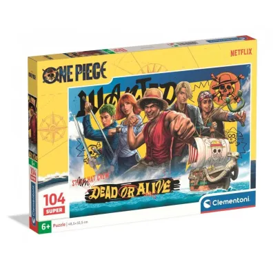 Puzzle 104 Super One Piece Netflix Clementoni