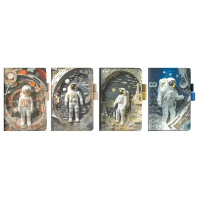 Fandy Notes C6 80K z gumk� linia Kosmos mix