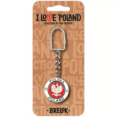 Brelok I love Poland