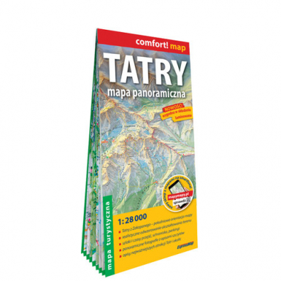 comfort!map Mapa turystyczna Tatry 1:28 000
