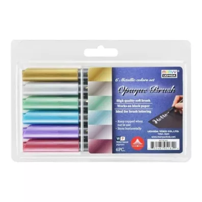 Marvy Pisaki p�dzelkowe Opaque Brush 6 kolor�w