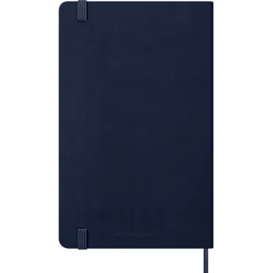 Kalendarz 2026 12M Moleskine L twarda oprawa dzienny Sapphire Blue 13x21cm