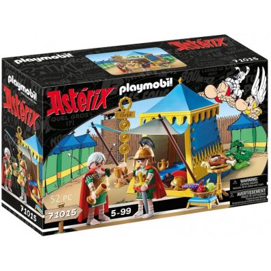 Zdjęcia - Klocki Playmobil Zestaw figurek Asterix 71015 Namiot dowódcy z generałami 