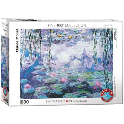 Puzzle 1000 el. Waterlilies by Claude Monet Eurographics
