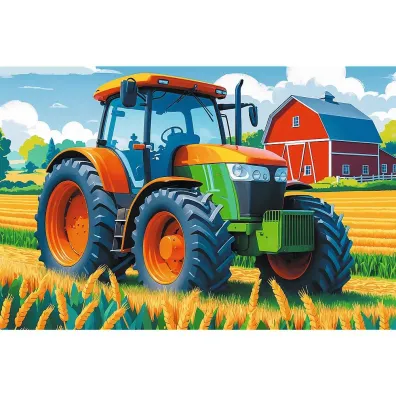 Puzzle 60 el. Pojazd rolnika Trefl