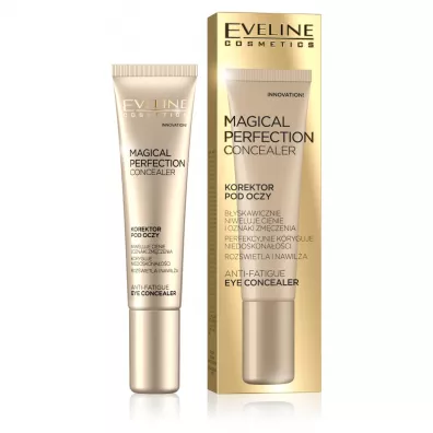 Eveline Cosmetics Magical Perfection Concealer korektor pod oczy niweluj�cy cienie i oznaki zm�czenia 01 Light 15 ml