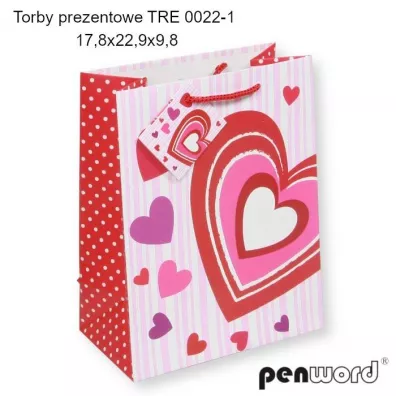 Penword Torebka prezentowa mix 17.8x22.9x9.8cm