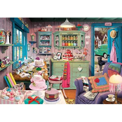 Puzzle 1000 el. Secret Puzzle. Pok�j babci Schmidt