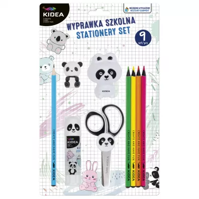 Derform Wyprawka szkolna Zwierzaki - Panda Kidea