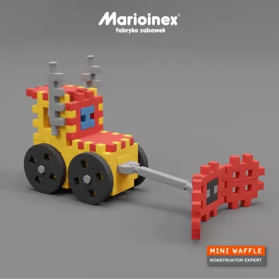Mini Waffle Konstruktor Expert Klocki konstrukcyjne Mini Waffle 141 element�w Konstruktor Expert MARIOINEX 904053