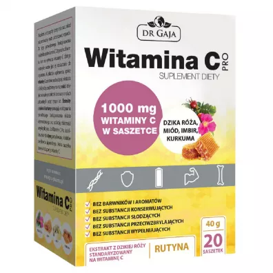 Dr Gaja Witamina C Pro Suplement diety 20 x 4 g
