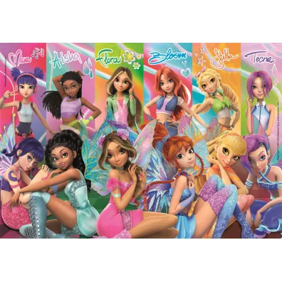 Puzzle 60 el. Maxi Super Kolor Winx Clementoni