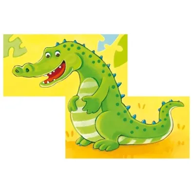 Puzzle Klocki uk�adanki Dzikie zwierz�ta Goki
