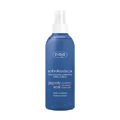 Ziaja Jagody Acai antyoksydacja tonik z kwasem hialuronowym 200 ml