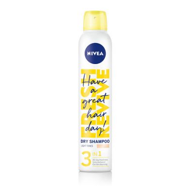 Nivea Fresh Revive suchy szampon do wosw o jasnych odcieniach 200 ml