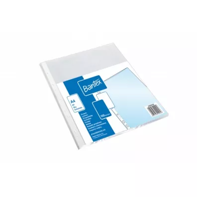 Bantex Koszulki A4 groszkowe 100 szt.