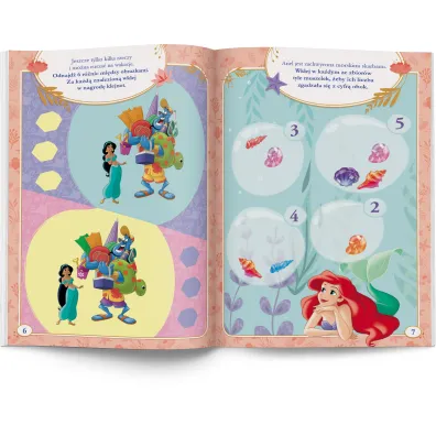 Disney ksi�niczka. 100 brokatowych naklejek