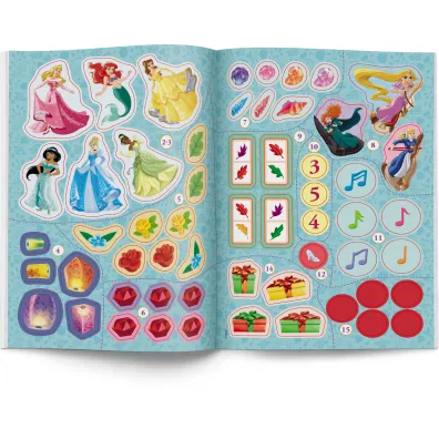 Disney ksi�niczka. 100 brokatowych naklejek