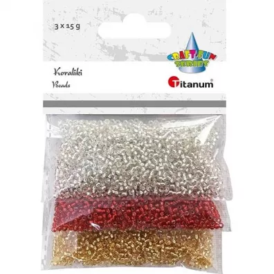 Titanum Koraliki plastikowe 15g
