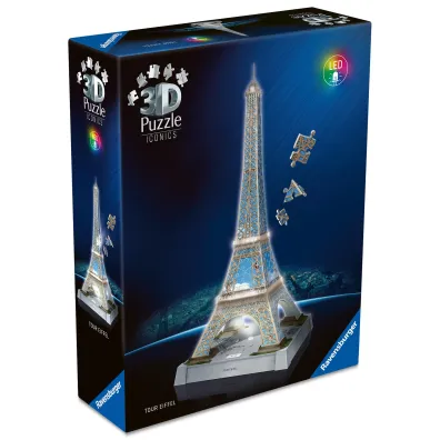 Puzzle 224 el. 3D Iconics Wie�a Eiffla Ravensburger
