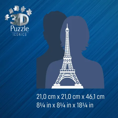 Puzzle 224 el. 3D Iconics Wie�a Eiffla Ravensburger