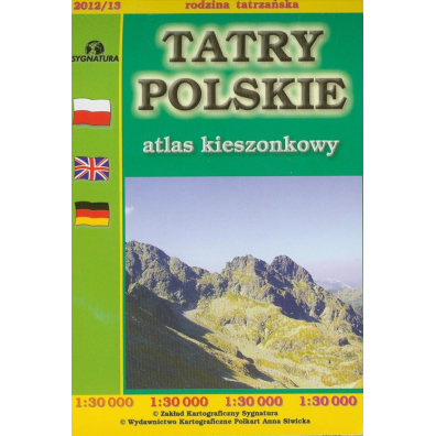 Atlas kieszonkowy - Tatry Polskie 1:30 000