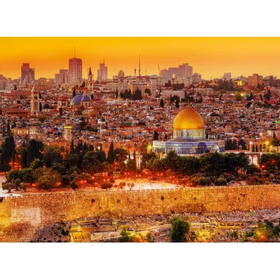 Puzzle 3000 el. Dachy Jerozolimy Trefl