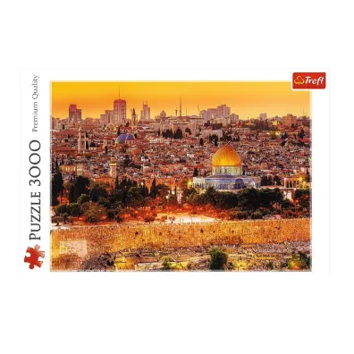 Puzzle 3000 el. Dachy Jerozolimy Trefl