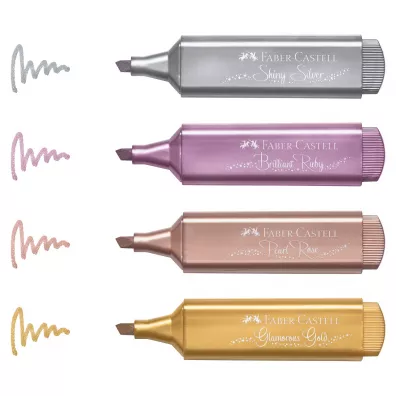 Faber-Castell Zakrelacz metaliczny 4 szt.