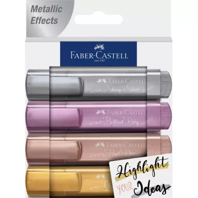Faber-Castell Zakrelacz metaliczny 4 szt.