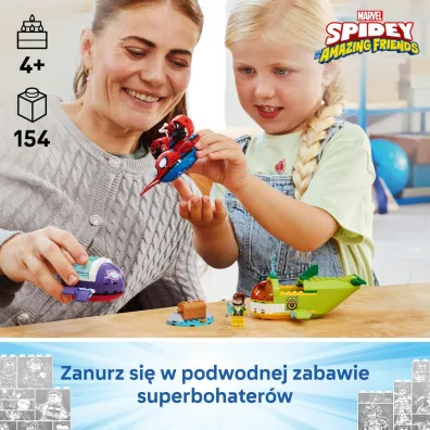 LEGO Marvel Spidey: podwodne pojazdy 11207
