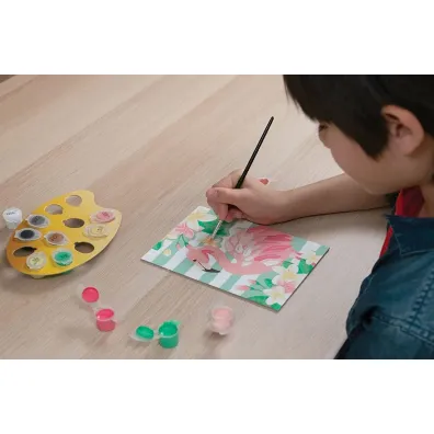 Malowanie po numerach CreArt - R�owy flaming Ravensburger