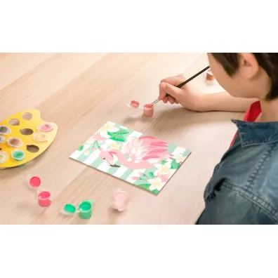 Malowanie po numerach CreArt - R�owy flaming Ravensburger