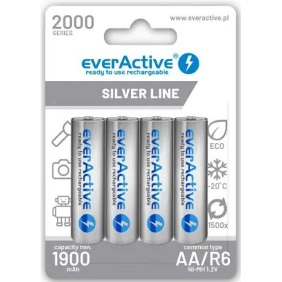 everActive Akumulatory paluszki R6/AA 2000 mAH, blister 4 szt.