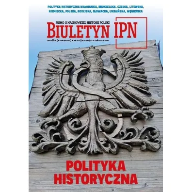 Biuletyn IPN nr 1-2/2026 Polityka historyczna - Jan M Ruman