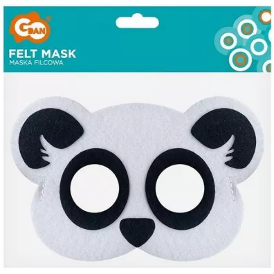 Godan Maska filcowa Panda 19 x 12 cm