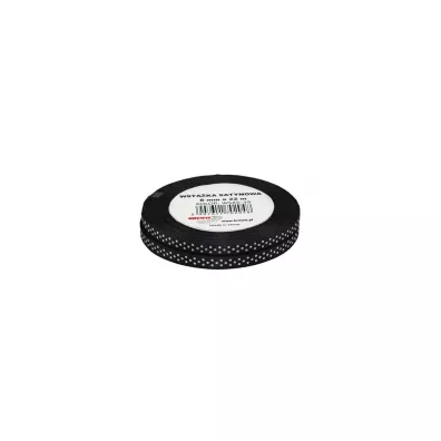 Wst��ka satynowa w kropki 2 x 22m, 6mm