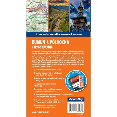 Rumunia P�nocna i Transylwania light przewodnik + mapa