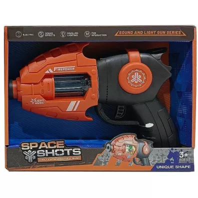 Pistolet na baterie ze �wiat�em i d�wi�kiem Adar