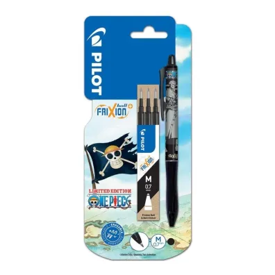 Pilot Pi�ro kulk Frixion 0,7 czarne+wk�ad ONE PIECE