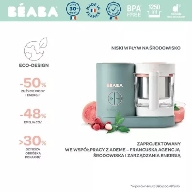 Beaba Wielofunkcyjne urzdzenie do miksowania i gotowania na parze Babycook Neo Eucalyptus