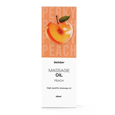 Satisfyer High-Quality Massage Oil olejek do masa�u Peach 250 ml