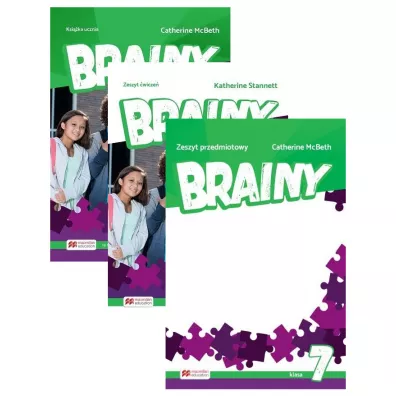 Pakiet podr�cznik�w: Brainy. Klasa 7. Ksi��ka ucznia, zeszyt �wicze� i zeszyt przedmiotowy. Szko�a podstawowa - Catherine McBeth, Katherine Stannett