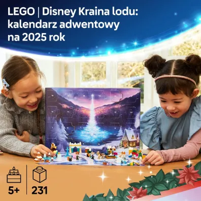 LEGO Disney Kalendarz adwentowy na 2025 rok 43273